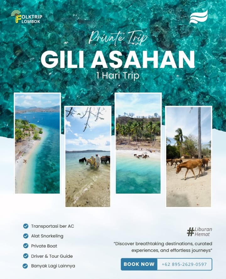 Private Trip Gili Asahan 1 Hari